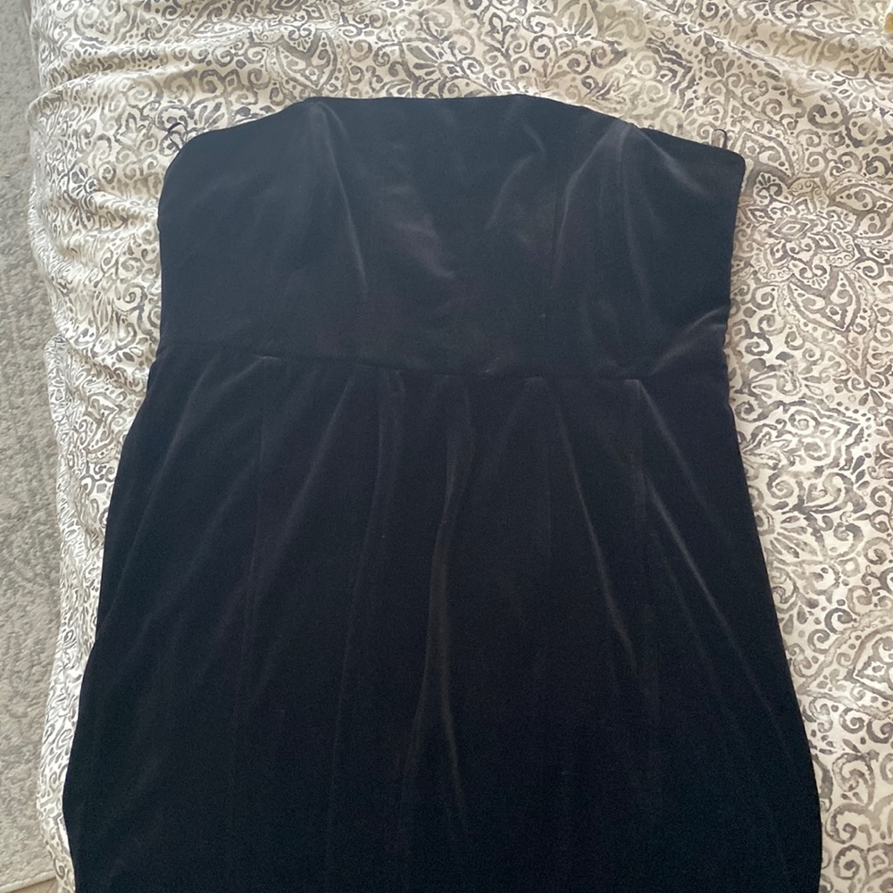 Zara velvet mini dress